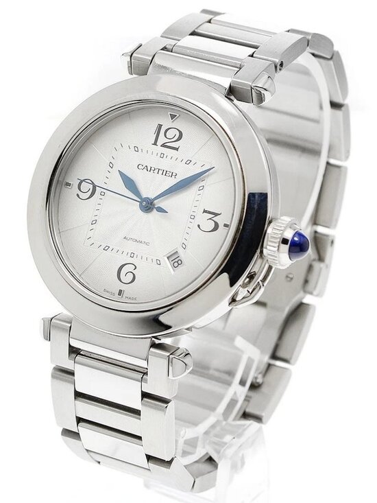 CARTIER Pasha de Cartier 41mm WSPA0009 Date Silver Dial Automatic Men\'s_962093 main image 2